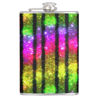 Neon Rainbow Shimmer Stripes Fickplunta
