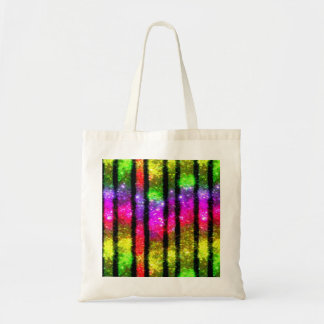 Neon Rainbow Shimmer Stripes Tygkasse