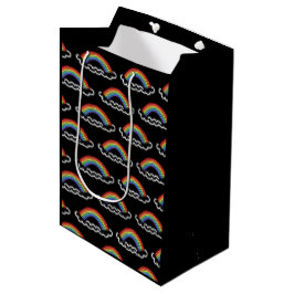Neon Rainbows Gift Bag (svart)