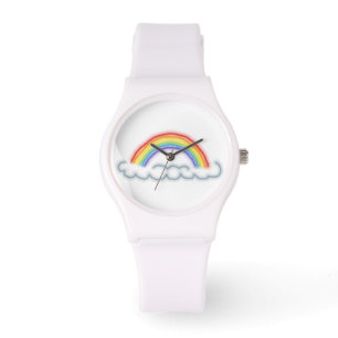 Neon Rainbows Watch (vit) Armbandsur