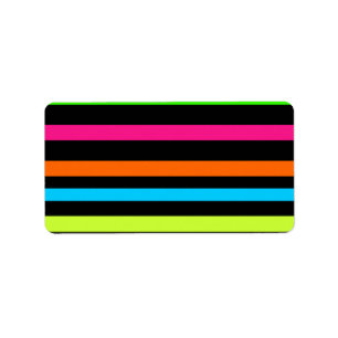 Neon rand adressetikett