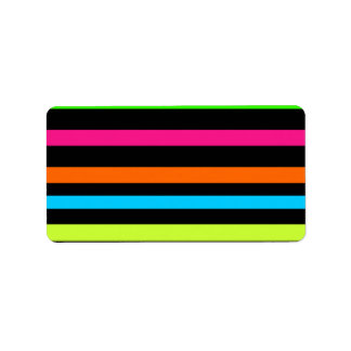 Neon rand adressetikett