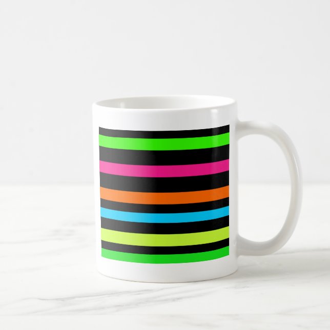 Neon rand kaffemugg (Höger)