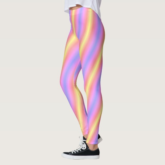 Neon Rand Leggings (Vänster)
