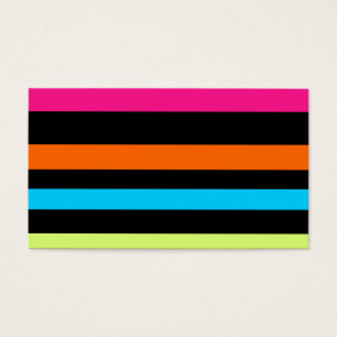 Neon rand visitkort