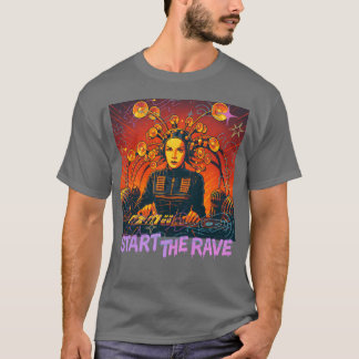 Neon Rebellion Urban Pop Art Attityd vänner T Shirt