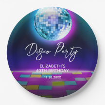 Neon Retro Disco Party Dance Night Birthday