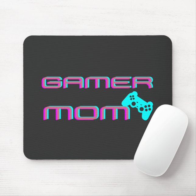 Neon Retro Spelande Mamma Musmatta (Med mus)