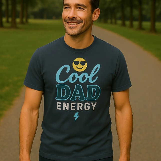 Neon Retro Tech-ThLED Far's Day T-Shirt (Skapare uppladdad)