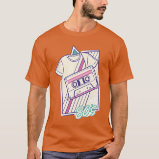 Neon Retro Vibes 80- och 90-tals Vintage familj T Shirt