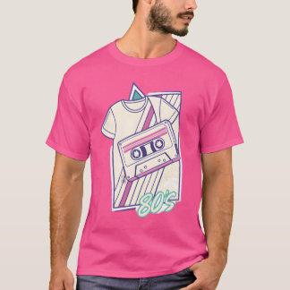 Neon Retro Vibes 80- och 90-tals vintagepresent T Shirt