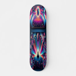 Neon Rhythm Mini Skateboard Bräda 18,5 Cm