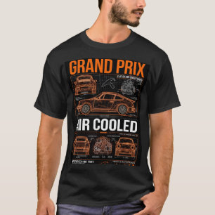 Neon Ritning Luftkyld Techwear Grafik T Shirt