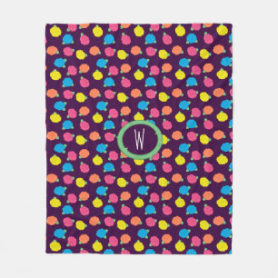 Neon Ro Fleece Blanket
