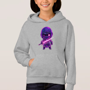Neon Robotic Ninja - Cute Cyberpunk Stil Character T Shirt