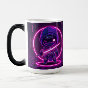 Neon Robotic Ninja Magisk Mugg