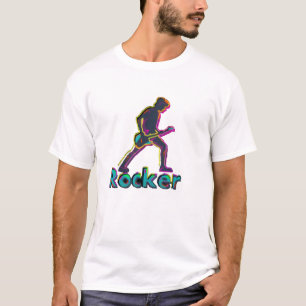 Neon Rocker Silhouette T Shirt