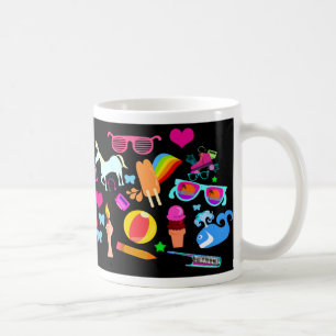 Neon Roligt Saker Kaffemugg