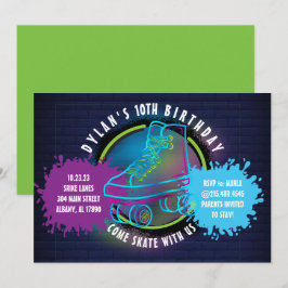 NEON ROLLER-SKATGLOW NYON GRÖNT Födelsedagsfest