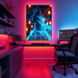 Neon Ronin - Ghost of the Cybernetic Samurai Poster