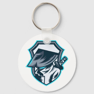 Neon Ronin: Shadow Blade Crest Nyckelring