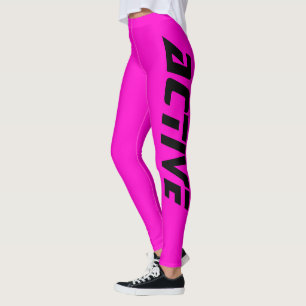 Neon Rosa Active Sport Leggings