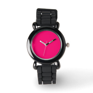 Neon Rosa Anpassningsbar Watch - Snyggt och Anpass Armbandsur