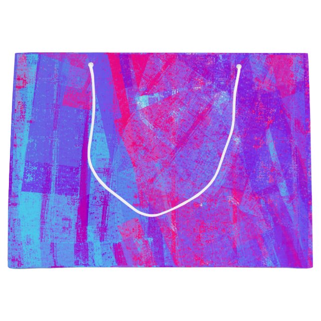Neon Rosa & Aqua Blue Abstrakt (Framsidan)