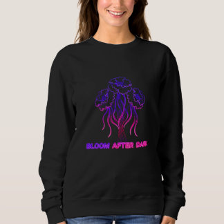 Neon Rosa Blommande - Konsttröja T Shirt