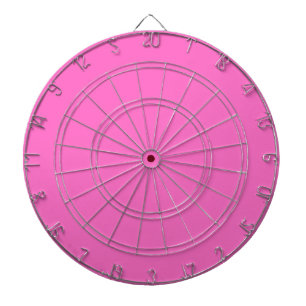 Neon Rosa Enfärgad Klassisk Darttavla