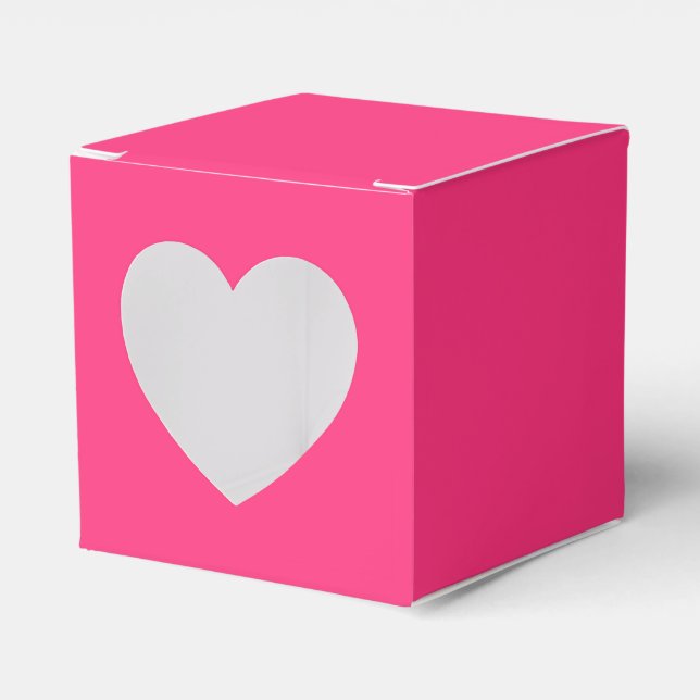 Neon Rosa Favoritlåda Presentaskar (Framsidan Sidan)
