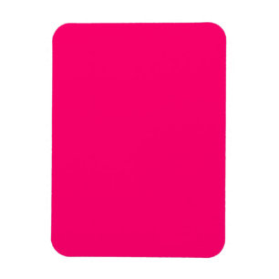 Neon Rosa Flexible Photo Magnet - Anpassade