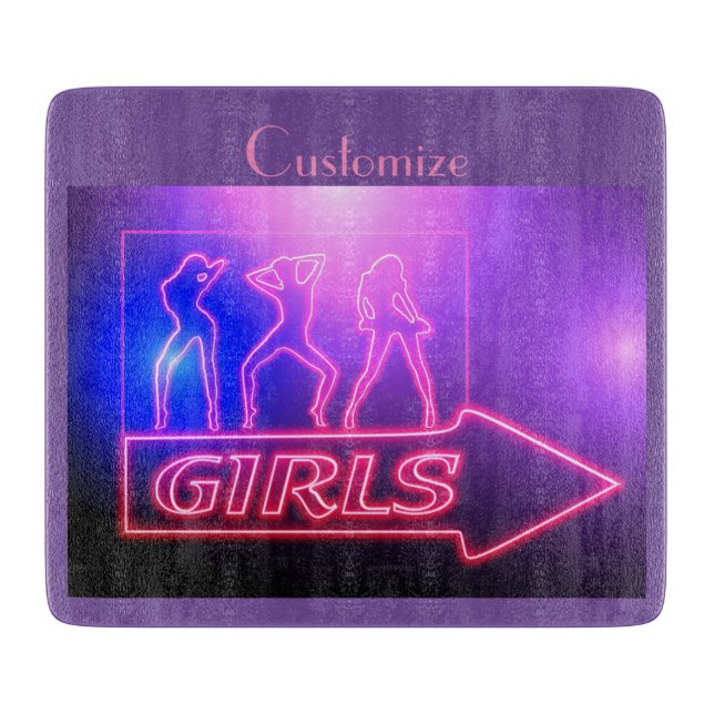 Neon Rosa Girls Sign Thunder_Cove (Framsidan)