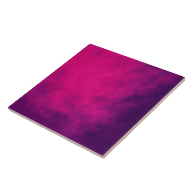 Neon Rosa Gradient Ceramic Tile - Anpassade Kakelplatta (Sidan)