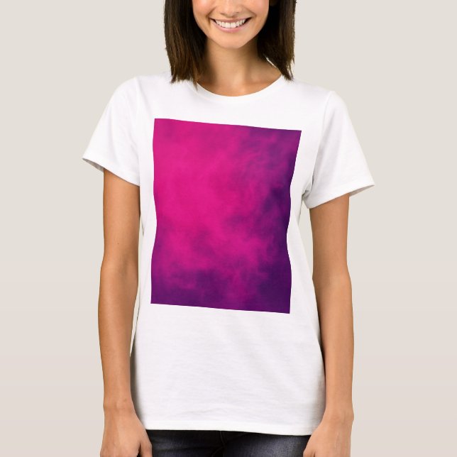 Neon Rosa Gradient Women's T-Shirt - Anpassadet (Framsida)
