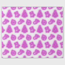 Neon Rosa jul på White