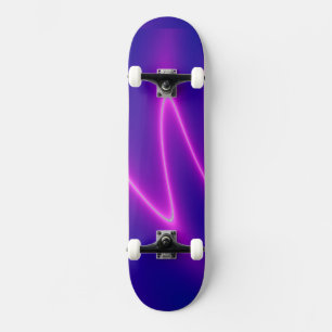 Neon Rosa Lightning Mini Skateboard Bräda 18,5 Cm