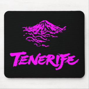 Neon Rosa Mount Teide Teneriffa Vulkan Musmatta