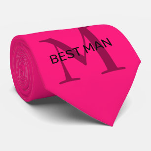 Neon Rosa Neck Tie Slips