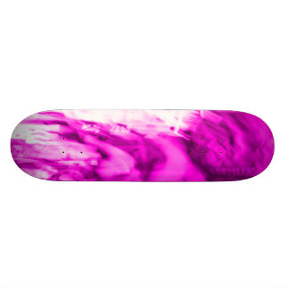 NEON Rosa Rök Old School Skateboard Bräda 18 Cm