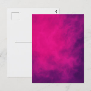 Neon Rosa Rökkort – Anpassningsbar Vykort