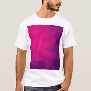 Neon Rosa Smoke Manar Anpassningsbar T-Shirt