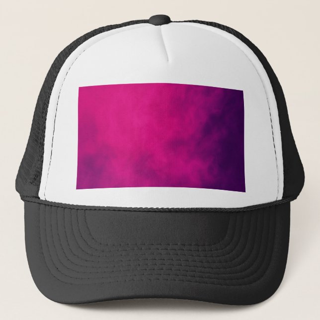 Neon Rosa Smoke Truckerkeps - Anpassade (Framsida)