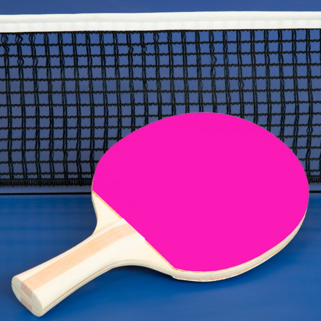Neon Rosa Solid Färg anpassar den Pingisracket (Insitu)