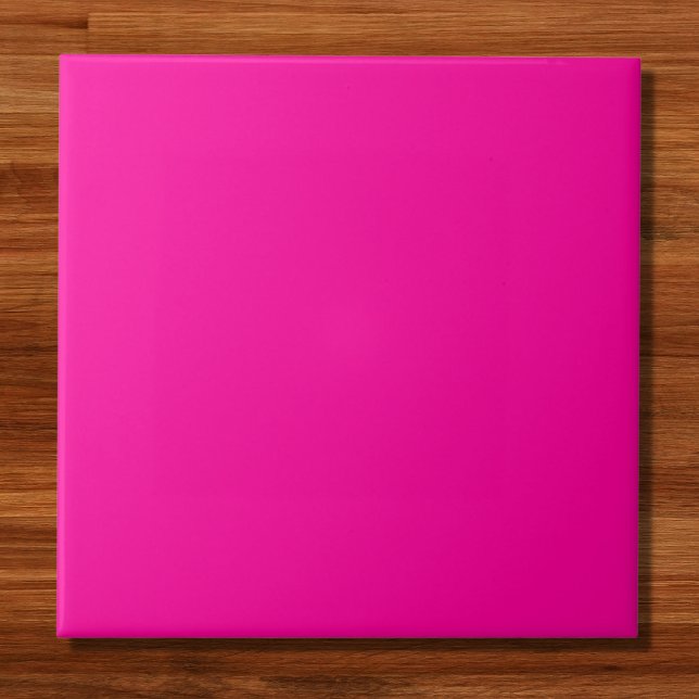 Neon Rosa Solid Färg Kakelplatta (Skapare uppladdad)