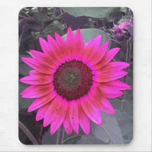 Neon Rosa Solros Mousepad Musmatta
