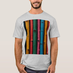 Neon Rosa Söt Monster Ansikte Grafisk T-Shirt Ro