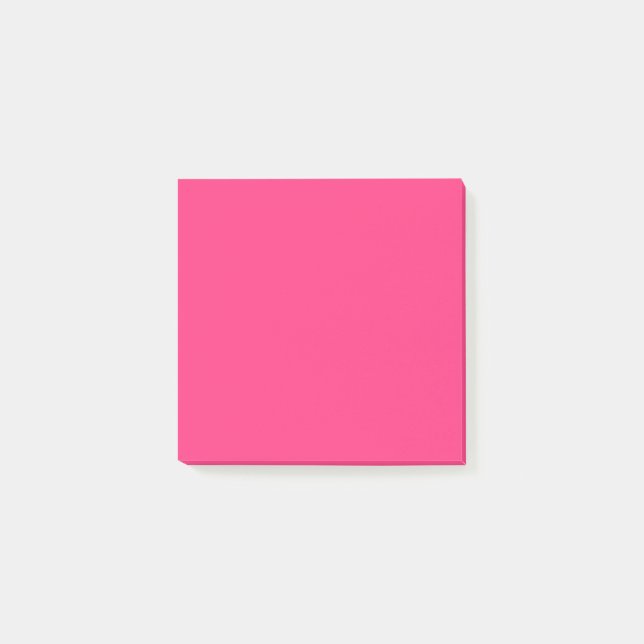 Neon Rosa Square Post it Notes Post-it Block (Framsida)