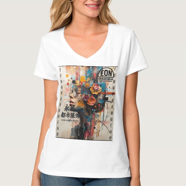 NEON ROSE T SHIRT (Framsida)