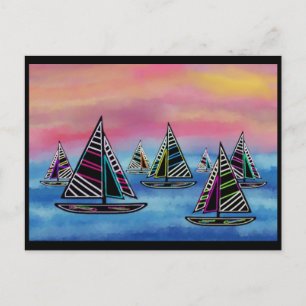 Neon Sails i Sol Vykort